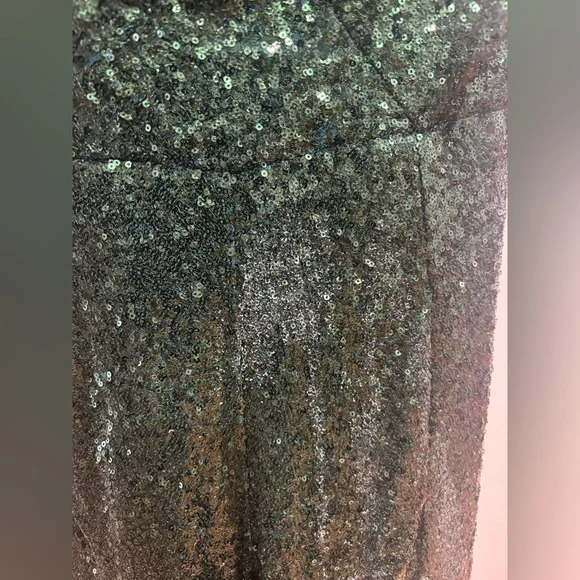 Black Halo Lena Jumpsuit in green, Size: 0 - Picture 10 of 15